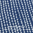 thumbnail image 3 of Navy Blue Shower Curtain Set, Boho Shower Curtain, Royal Blue Abstract Shower Curtain for Bathroom Decor, Bohemian Moroccan Geometric Cloth Shower Curtain, 72 x 72, 3 of 6