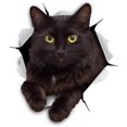 thumbnail image 1 of Pegatinas de pared de gato negro JAMW extraíbles, 1 of 5