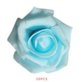 thumbnail image 3 of 50 Heads 6\-7CM Artificial PE Foam Rose Flowers Bride Bouquet Flower For Wedding Party Decorative Scrapbooking DIY Flower sky blue 1pcs, 3 of 6