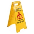 thumbnail image 1 of Clean Up T205 19" Wet Floor Sign - Plastic, Yellow, 1 of 1