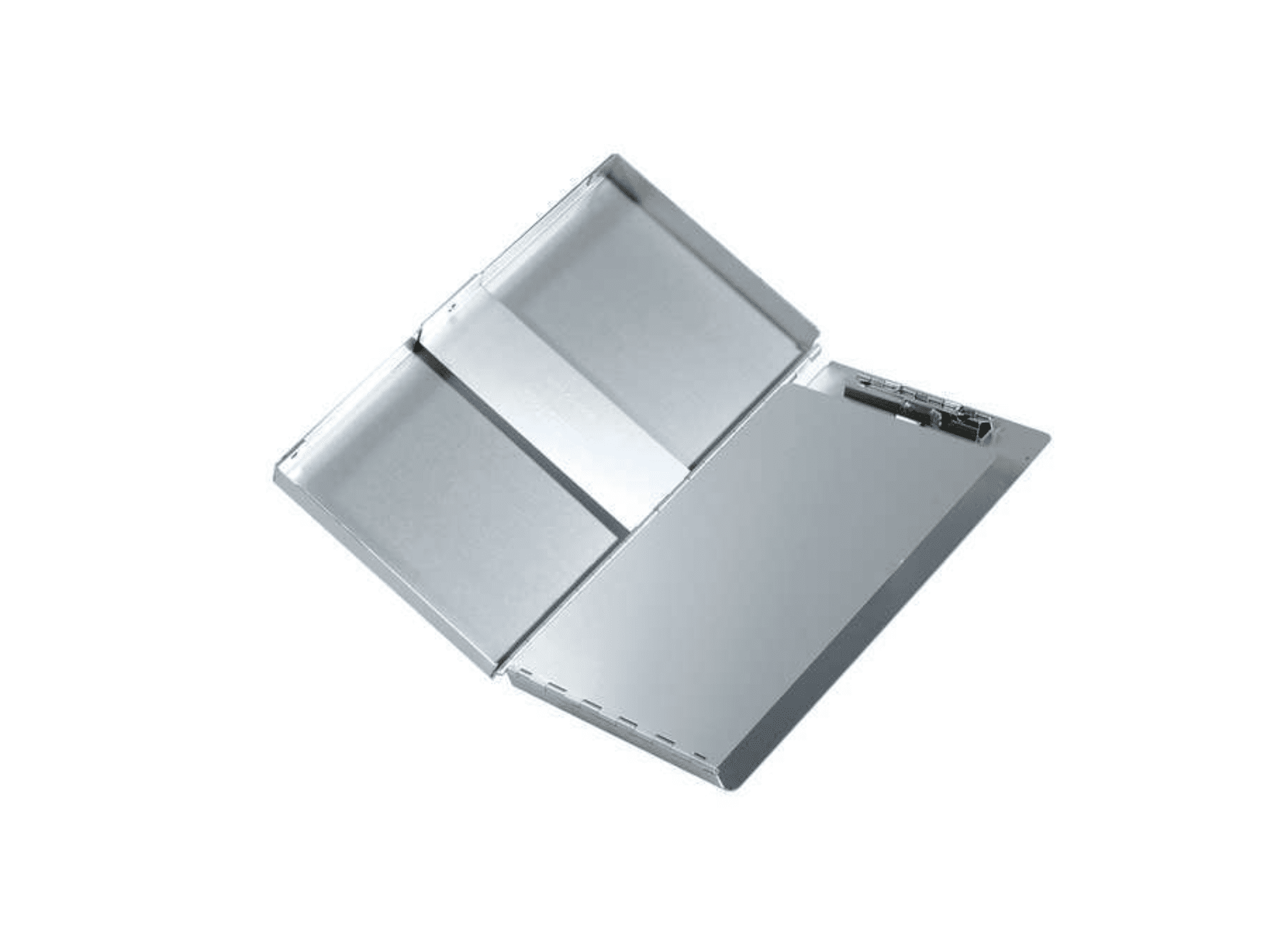 5-2/3" x 9-1/2" Storage Clipboard 3/8", Silver