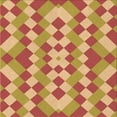 thumbnail image 1 of Ahgly Company Machine Washable Indoor Square Transitional Grapefruit Red Area Rugs, 4' Square, 1 of 7