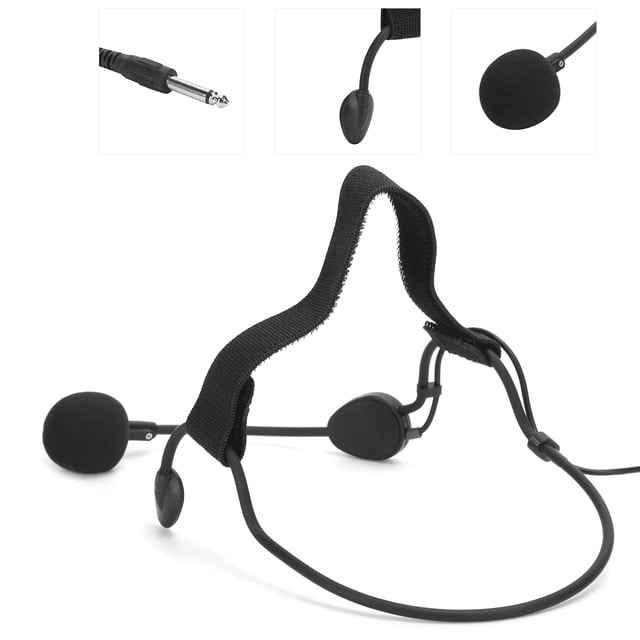 Earhook Microphone With Anti-Noise Function Jack Microphone Earhook Microphone 6.35MM Musical Instruments Audio Mixer For Sax Guitar