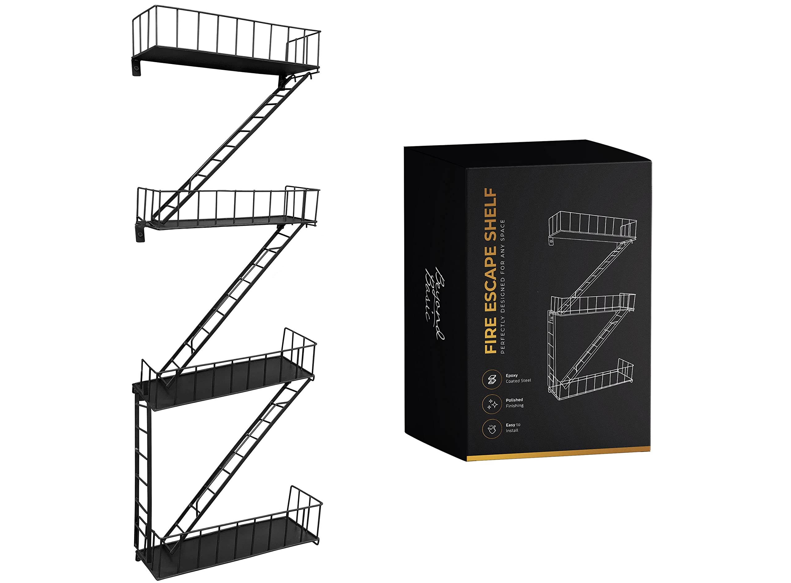 Beyond Basic Fire Escape Shelf Versatile New York Inspired Hanging