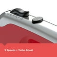 thumbnail image 4 of BLACK+DECKER Helix Performance Premium Hand Mixer, 5-Speed Mixer, Red, MX600R, 4 of 13