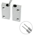 thumbnail image 3 of MC-52 NO Interruptor de contacto magnético de seguridad para puerta de garaje de rodillo gris plateado 2 juegos, 3 of 3