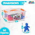 thumbnail image 4 of Play Build Rainbow colored, Attractive, STEM Toys Building Toy, High quality, Educational, Integrating Minifigures Toy for girls boys toddlers and kids., 4 of 8