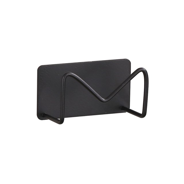 Yuarrent Soporte para esponjas, soportes de almacenamiento multifuncionales de acero inoxidable sin perforaciones, accesorios extraíbles para fregadero Organizadores de utensilios de cocina Negro Yuarrent HA082554-02