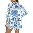 thumbnail image 3 of Women's Casual Fashion Print Lightweight And Comfortable Beach Vacation Chiffon Cardigan Sun Cardigan Uv Protection Shirts for Women Womens Sun Shirt, 3 of 7