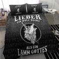 thumbnail image 5 of Juego de Cama Vikingo Lieber Ein Wolf Odins Als Ein Lamm Gottes Bed Set Rlt12, 5 of 5
