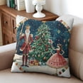 thumbnail image 6 of Gingerbread Man Christmas Tree Throw Pillow Covers Modern Throw Pillow Case Set of 4 Decorative Pillow Cover for Couch Sofa Bed Farmhouse, 6 of 7