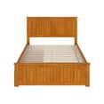 thumbnail image 3 of AFI Nantucket Full Platform Bed with Matching Footboard and Storage Drawers, Light Toffee, 3 of 6