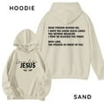 thumbnail image 2 of Love Like Jesus Hoodie – Christian Bible Verse John 15:12 Pullover, Dear Person Behind Me Message Sweatshirt, Unisex Religious Hoodie Gift for Men & Women, 2 of 6