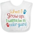 thumbnail image 3 of Inktastic Future Color Guard Member Boys or Girls Baby Bib, 3 of 4