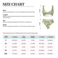 thumbnail image 4 of Kdxio Cute Rabbit And Flower Print Women's 2 Piece High Waisted Wrap Spaghetti Strap Summer Swimsuit Bikini Set-XX-Large, 4 of 7