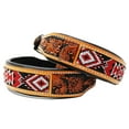 thumbnail image 2 of XSmall 9''- 13'' Dog Puppy Collar Genuine Cow Leather Padded Canine  60150, 2 of 3