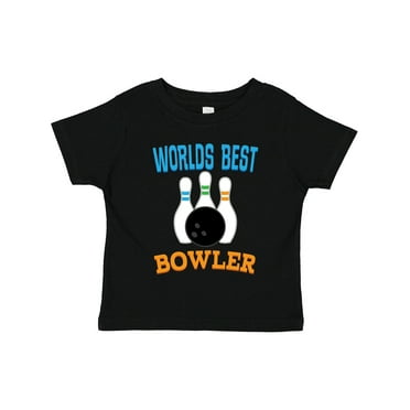 Inktastic Bowling Worlds Best Bowler Sports Boys or Girls Toddler T-Shirt
