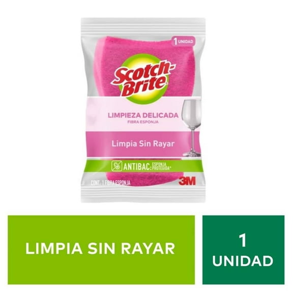 Fibra esponja 3M Scotch-Brite limpieza delicada
