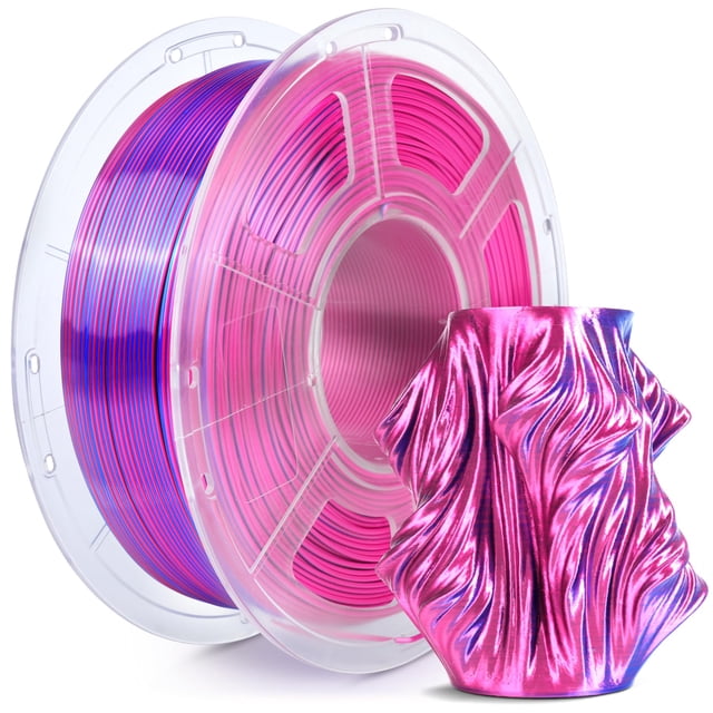 Filamento para impresora 3D SUNLU Silk, doble color, PLA, 1,75 mm, 1 kg