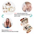 thumbnail image 4 of Squirrel Travel-Portable Square Jewelry Organizer Storage Box - Rings, Earrings, Necklaces, and Bracelets Holder for Girls and Women, 4 of 6