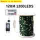 thumbnail image 3 of 100M LED String Lights Fairy Green Wire Outdoor Christmas Lights Tree Garland For New Year Street Home Party Wedding Decoration, 3 of 5