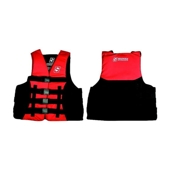 Seachoice 85107 Evoprene Multi-Sport Vest, Red/Black, XL