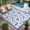 5*8ft-Dark Blue/White, variant on 5x8 Navy&White Outdoor Rug Waterproof Reversible, Floral Plastic Straw Patio Rug, Foldable Outdoor Area Rug for RV Camping, Picnic, Beach, Balcony, Deck & Garden 5x8 Navy&White