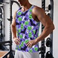 thumbnail image 5 of Fuzoiu Cute Halloween Print Men's Workout Tank Tops,Sleeveless Gym Shirt Quick Dry,Fitness Bodybuilding T-Shirt,Muscle Athletic Workout Tee-Medium, 5 of 7