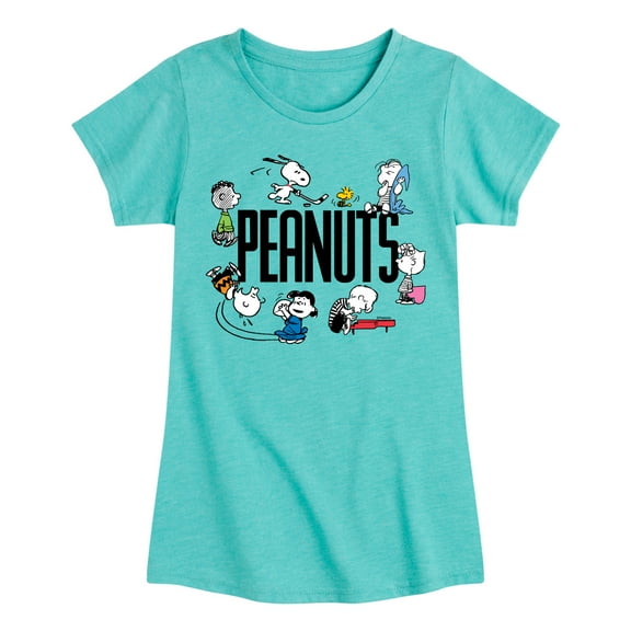 Peanuts - Peanuts Group - Toddler & Youth Girls Short Sleeve Graphic T-Shirt