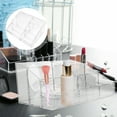 thumbnail image 2 of Organizador de maquillaje de acrílico con 6 compartimentos para escritorio, 2 of 7
