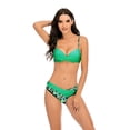thumbnail image 1 of Conjunto de Bikini a la moda para mujer, traje de baño de dos piezas con estampado, para verano qym unisex, 1 of 2