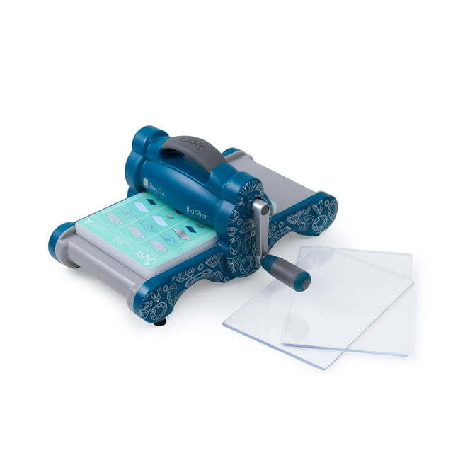 Máquina troqueladora Sizzix Big Shot Teal con accesorios