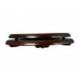 thumbnail image 5 of Renovator's Supply Round Cherry Finish Brass Hinge Toilet Seat in Hardwood, 5 of 12