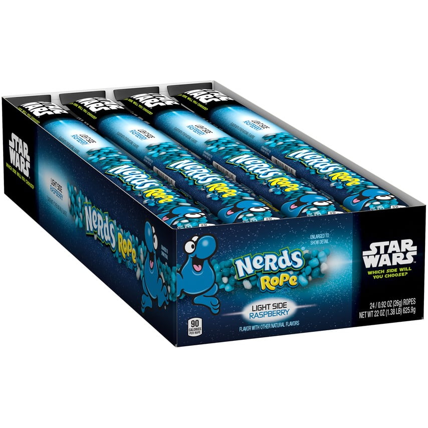 Nerds Rope Blue Raspberry Star Wars Candy, 24ct (0.92oz Ropes