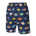 thumbnail image 4 of Balery Planets And Stars Traje de Baño Estilo Hawaiano para Hombre, Shorts de Secado Rápido con Bolsillos-Large, 4 of 6