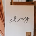 thumbnail image 4 of Nestingho 6Ud Escultura De Letras En Metal Negro Para De Pared En Salas Y Balcones, 4 of 7