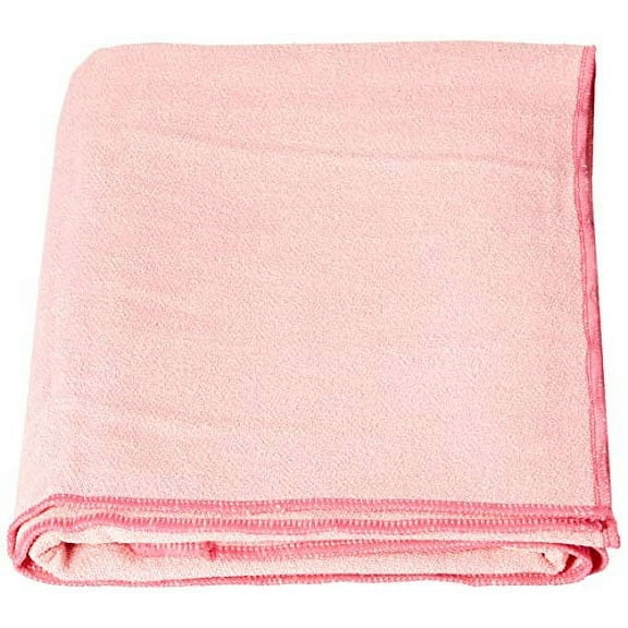 Angelbeauty Microfiber Non-Slip Hot Yoga Towel with Carry Bag, 72" (Pink)
