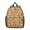 Boston Terrier and, variant on Boston Terrier and Floral Orange Pattern Backpack for School, Cute School Bag with Adjustable Shoulder Straps and Padded Back, 13.8"x11.4"x6"