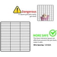 thumbnail image 3 of Double Tiers Extra Large 8 Square Feet Guinea Pig Habitat Yard Hamster Turtle Critters Dwarf Rabbit Hutch with Door Mouse Mice Bunny Enclosure with Waterproof Bottom Canvas, 3 of 8