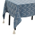 thumbnail image 3 of Tassel Tablecloth Rectangular Polyester Tablecloth Washable Table Cover for Household Dining Room Kitchen Party Picnic Outdoor, 3 of 5