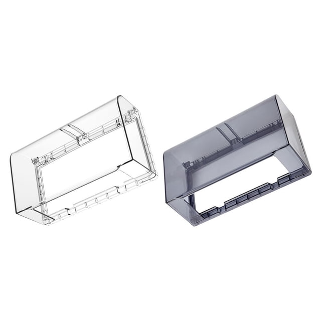unbranded 2Ud Caja De Protección Para De Pared Color Negro Fácil Instalación Sin Desmontar