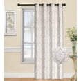 thumbnail image 1 of Jacquard Grommet Panel, 54x63 Inch, Grey, One Panel, 1 of 2