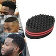 BONINGGG Oval Curling Black Curling Sponge Black Perm Curls Messy Hair