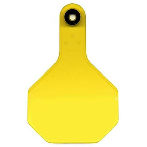 Y-Tex 7713000 Étiquette Vierge 3 Étoiles - Moyen - Jaune