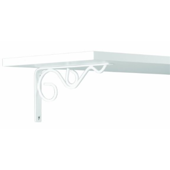 White Decorative Shelf Brackets