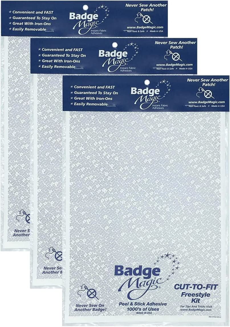 Badge Magic Cut to Fit Freestyle Double-Sided Patch Adhesive Kit