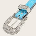 thumbnail image 5 of Womens Sparkling Rhinestone Waist Belt Glitter Womens Belts Hot M0 D9U7, 5 of 9