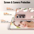 thumbnail image 5 of Case for Samsung Galaxy Note 20 Clear Flowers, Shockproof Protective Phone Case Cover for Samsung Note 20 6.7 Inch, 5 of 15