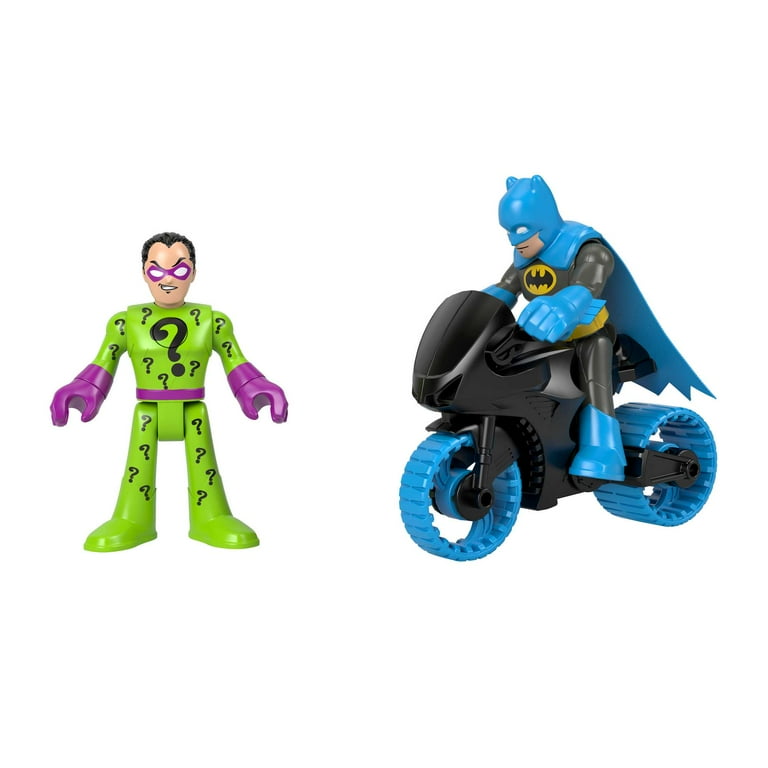 Imaginext DC Super Friends Batman & Villains Figure Set, 7-Piece Preschool Toy, Joker & The Penguin