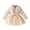 1#Beige, variant on Tiijoy Infant Girls Long Sleeve Jacket Dress Fall Winter Mesh Princess Dress, Sizes 18-24M